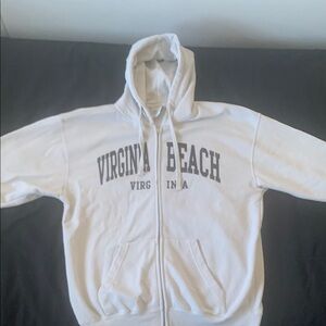 White Virginia Beach Hoodie
